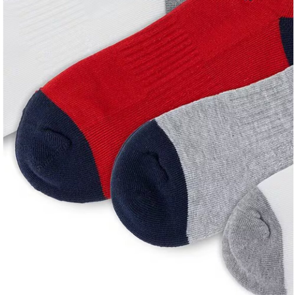 Polo Ralph Lauren USA Quarter Socks 6-Pack - Picture 2 of 3